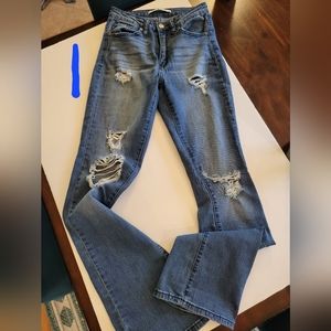 Kancan distressed bootcut Jean size 26